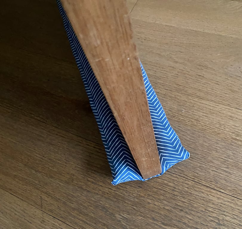 Double Draught excluder, under door custom length draft stopper