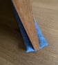 Double Draught excluder, under door custom length draft stopper - Image 1