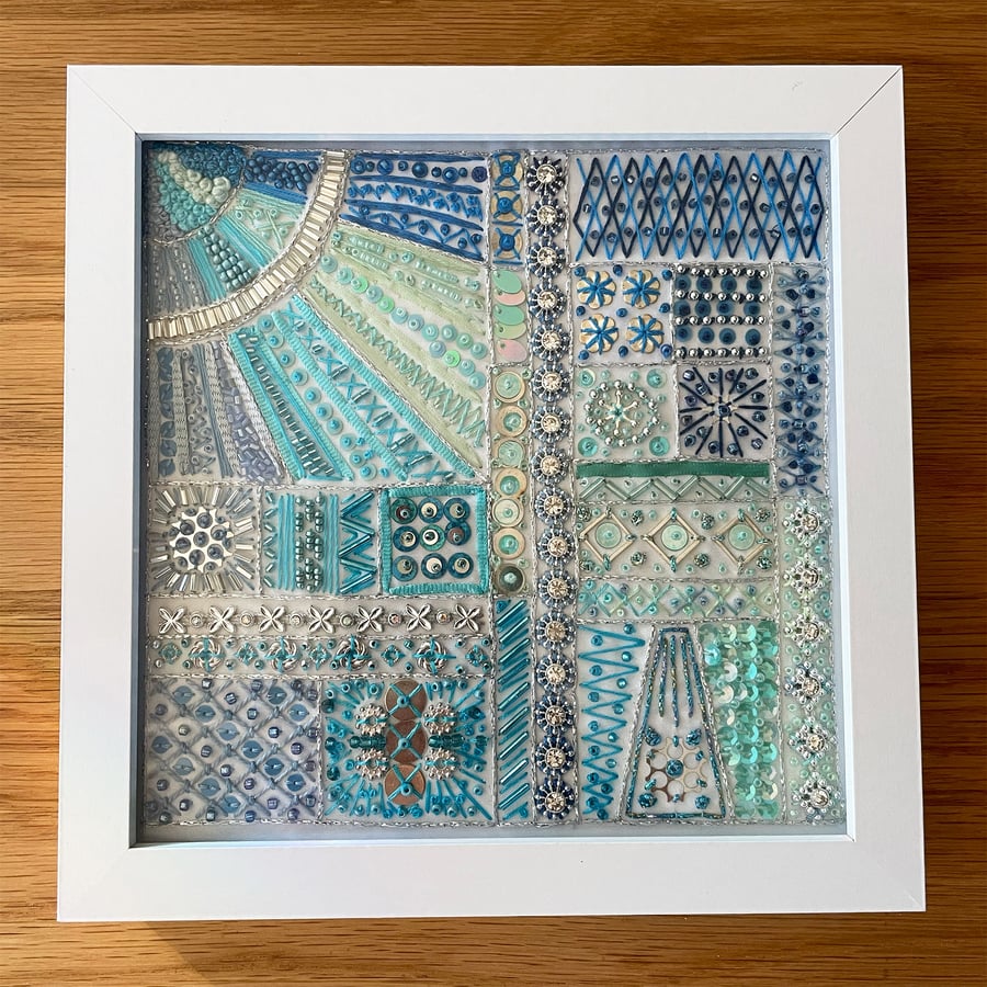 Blue Textile Wall Art
