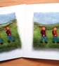 Set of 2 Custom Made Hiker Cards for Gwen