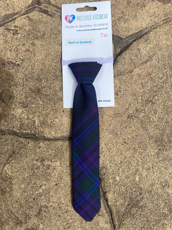 Spirit of Scotland Tartan Tie, Toddler, Kids