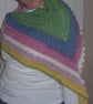 Crocheted Bobble Scarf Shawl - Image 2