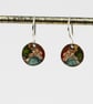Patterned enamelled copper earrings - Image 2