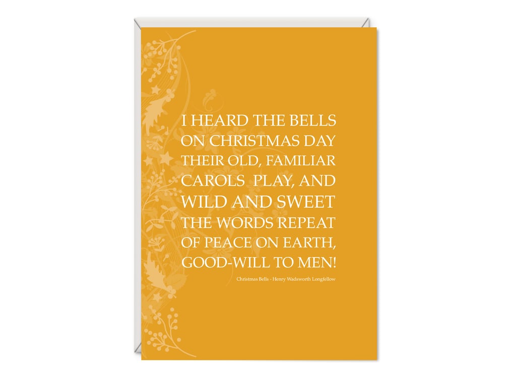 Christmas Bells Greetings Card – Henry Wadsworth Longfellow