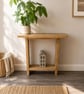 Handmade Rustic Wooden Console Table: Farmhouse Hallway Home Decor