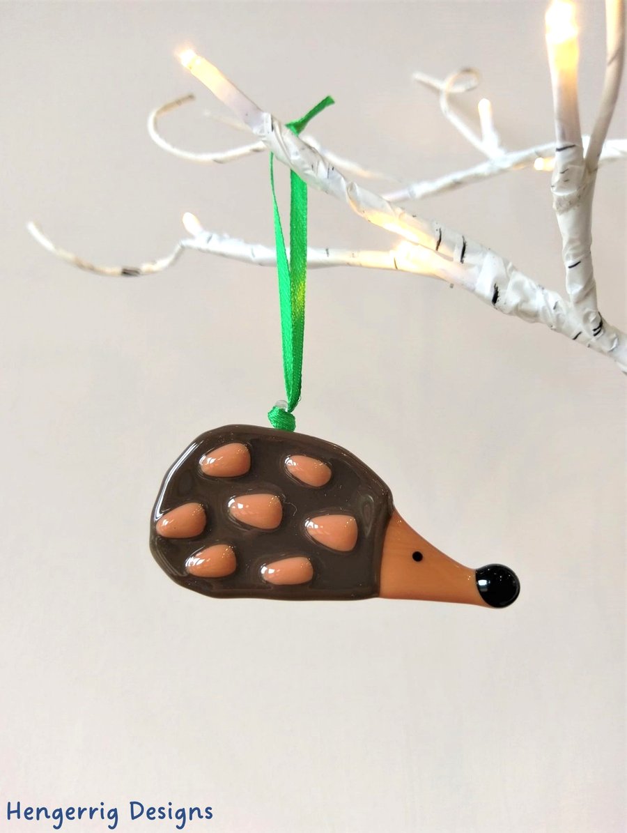 Fused Glass hedgehog 