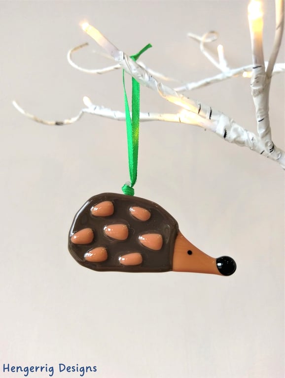 Fused Glass hedgehog 