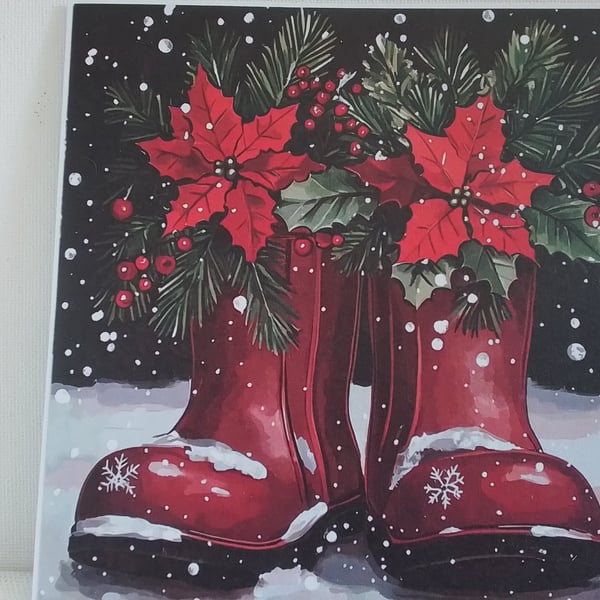 Christmas card. Ref 496