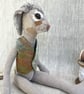 Handcrafted Textile Doll- Sulley the Rabbit - Image 3