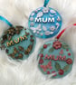 Handmade Fused Glass 3D Mum Round Floral Hanging Picture Decoration - Suncatcher - Image 10