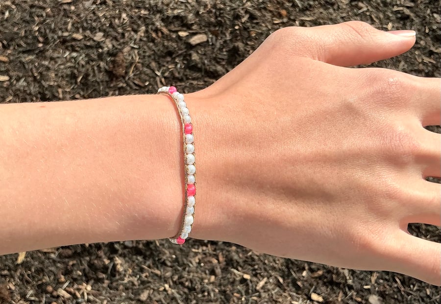 Friendship Bracelet. Seed Bead Bracelet. Bead Bracelet. Beach Bracelet. Boho.