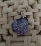 Sparkling Resin Druzy Heart Pendant - Image 6