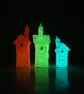 Tiny Glow in the Dark Houses - READY TO SHIP - Image 1