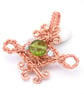 The jewel within - hand made wire wrapped pendant - Image 5