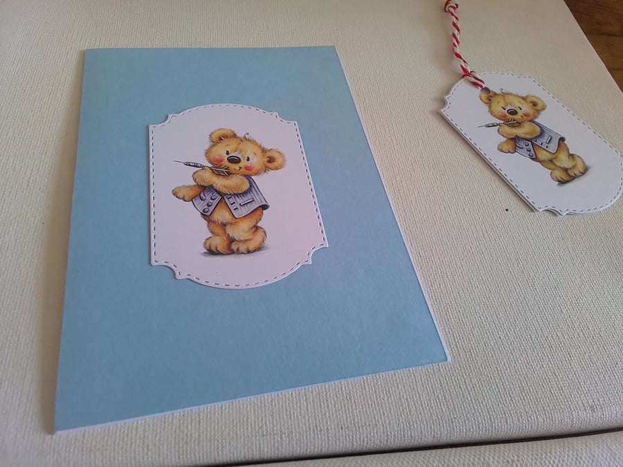 Card and gift tag set. Darts theme. Sport. Ref 432
