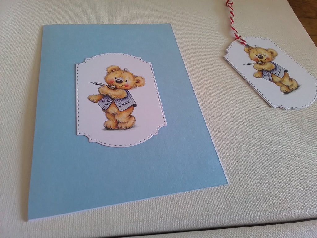 Card and gift tag set. Darts theme. Sport. Ref 432
