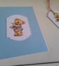 Card and gift tag set. Darts theme. Sport. Ref 432