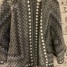 Handmade crochet cardigan - medium
