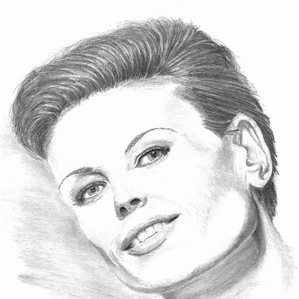 Portrait of a Model in Pencil