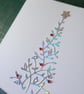 Pack of 6 Christmas tree cards - Image 3