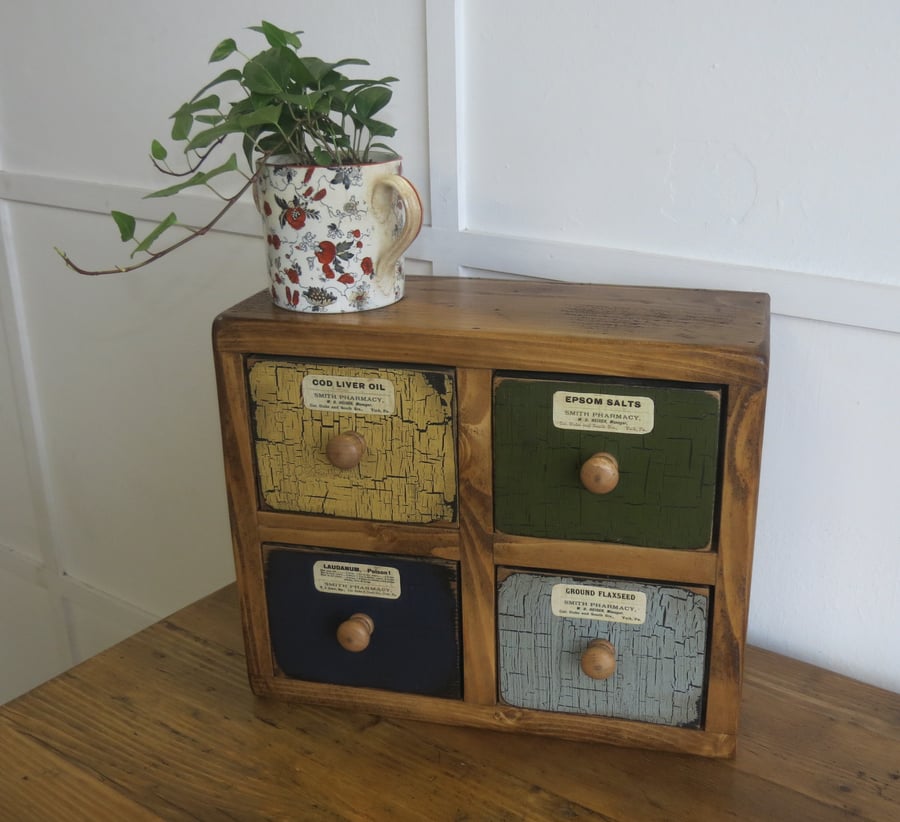 Apothecary nightstand new arrivals