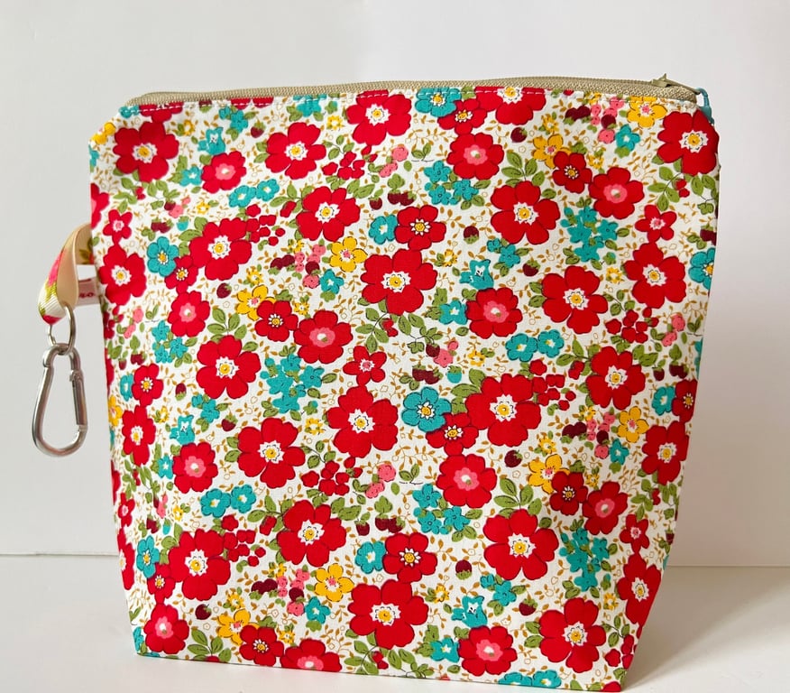 Floral Knitting Project bags - Spanish Summer