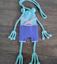 Handmade Crochet Frog Phone Bag, Cute  Crossbody Phone Holder - Image 3