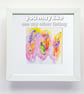 Bright Coloured FEATHERS an original Silk PAINTING - Image 9