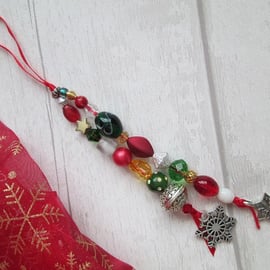 Beaded Christmas Tree Decoration