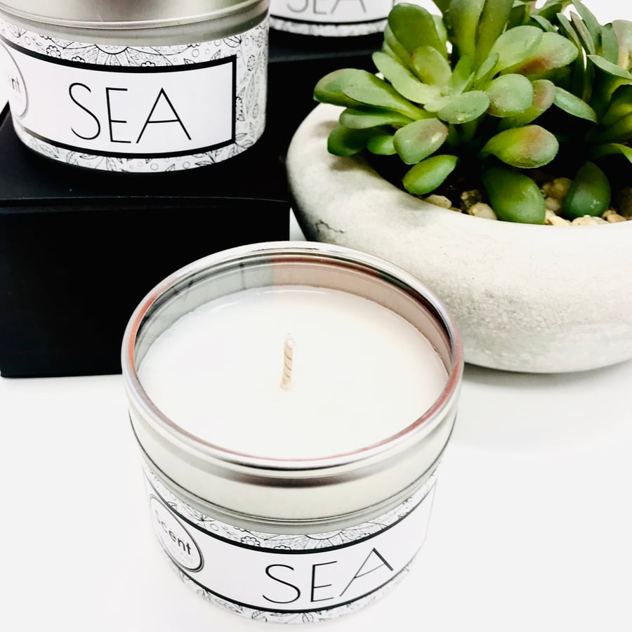 Sea Coconut Wax Candle 