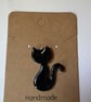 Rustic black cat pendant  - Image 6