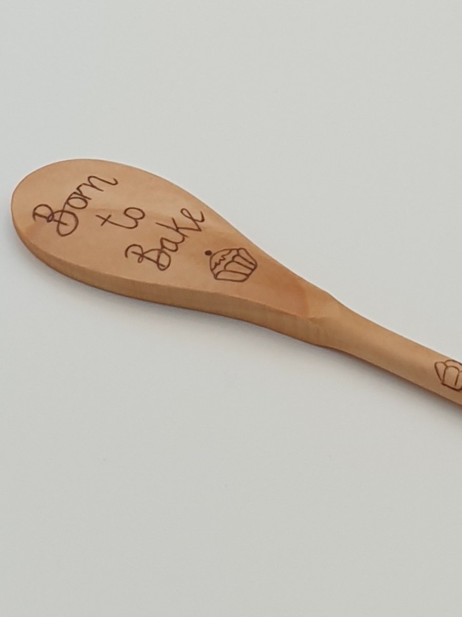 Wooden spoon, baking gift, spoon for baker, seconds Sunday 