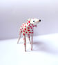 Valentine's Dalmatian Gift Set, Paper Model and Card, Cute Animal Love Present - Image 2