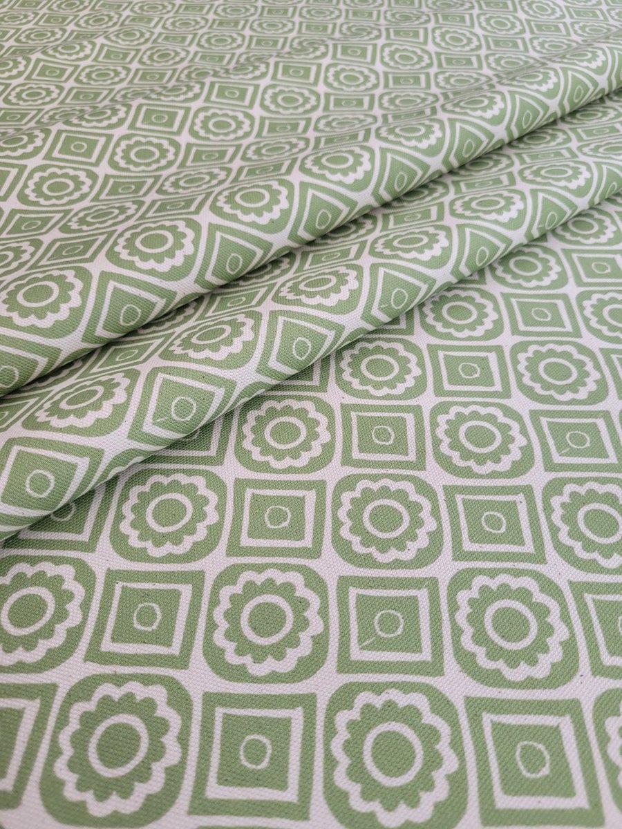 'Rebecca' fabric in green