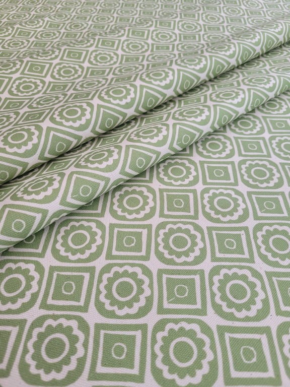 'Rebecca' fabric in green