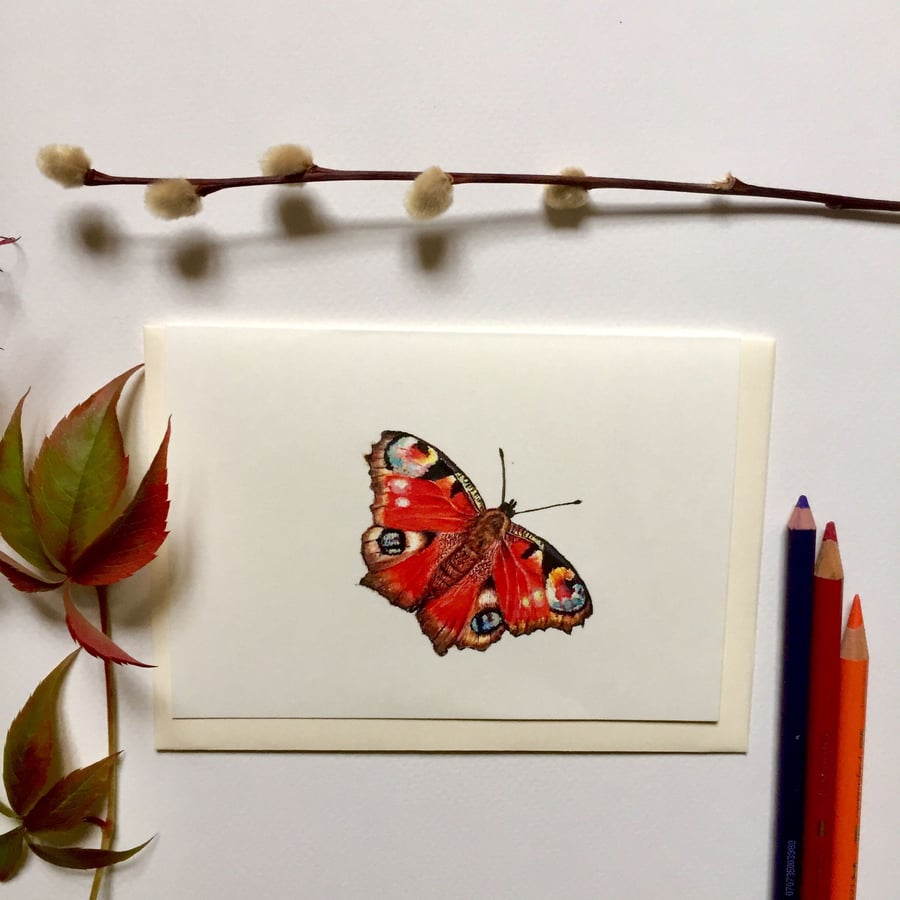 "Butterfly" Blank Greeting Card