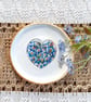 Clay Trinket Jewellery Dish Forget Me Not 