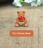 Honey Bee Bear Pin, Handmade Bee Gift, Beekeeper Gift, Teddy Bear Brooch - Image 9