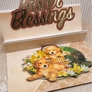 Easter card for dog lover