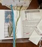 Snowdrop Counted Cross Stitch Bookmark Kit - Image 5
