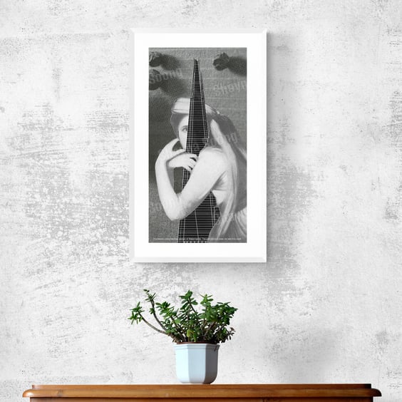 'Love London III' print of handmade collage