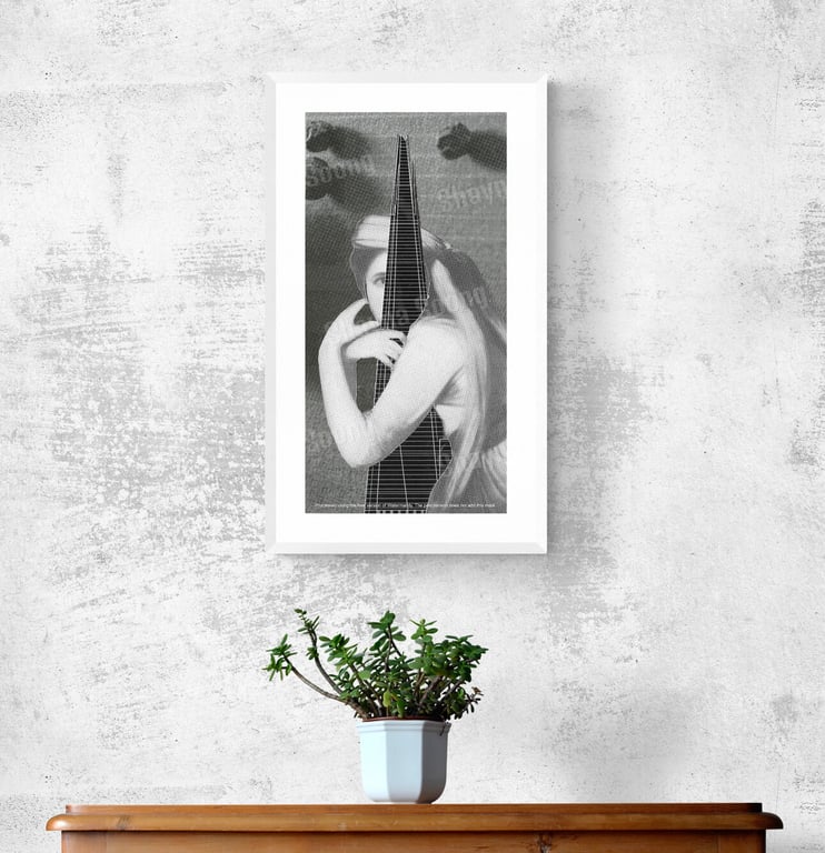 'Love London III' print of handmade collage