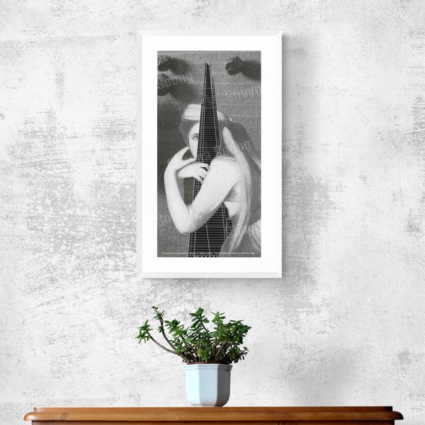 'Love London III' print of handmade collage