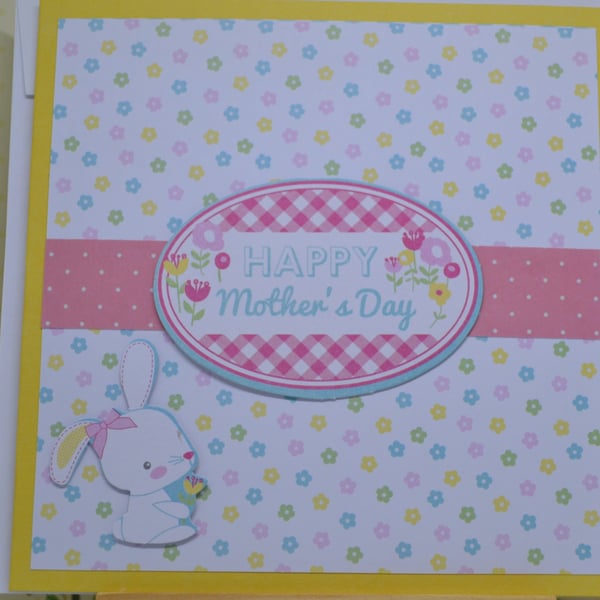 Mothers Day Card - Bunny