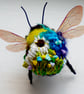 Needle Felted Flower Bee - Image 5