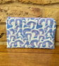 Mushroom Print Quilted Fabric Organiser Pouch 