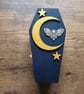 Celestial Death Head Moth Handmade Coffin Shaped Wooden Jewellery or Trinket Box