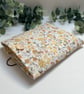 Handmade Padded Book Bag: Yellow Floral Book Cover, Book Protector - Image 6