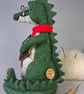 Needle Felted Vegan Crocodile- Woollen Decoration  - Image 3