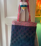 Sashiko Rainbow Wave Tote Bag - Image 2